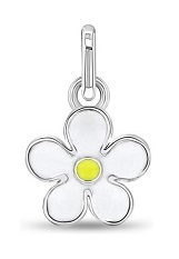 quality white daisy sterling silver baby charm